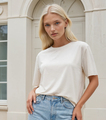 WOMEN'S S/S TSHIRT P64045/FL Tellini S.r.l. Wholesale Clothing